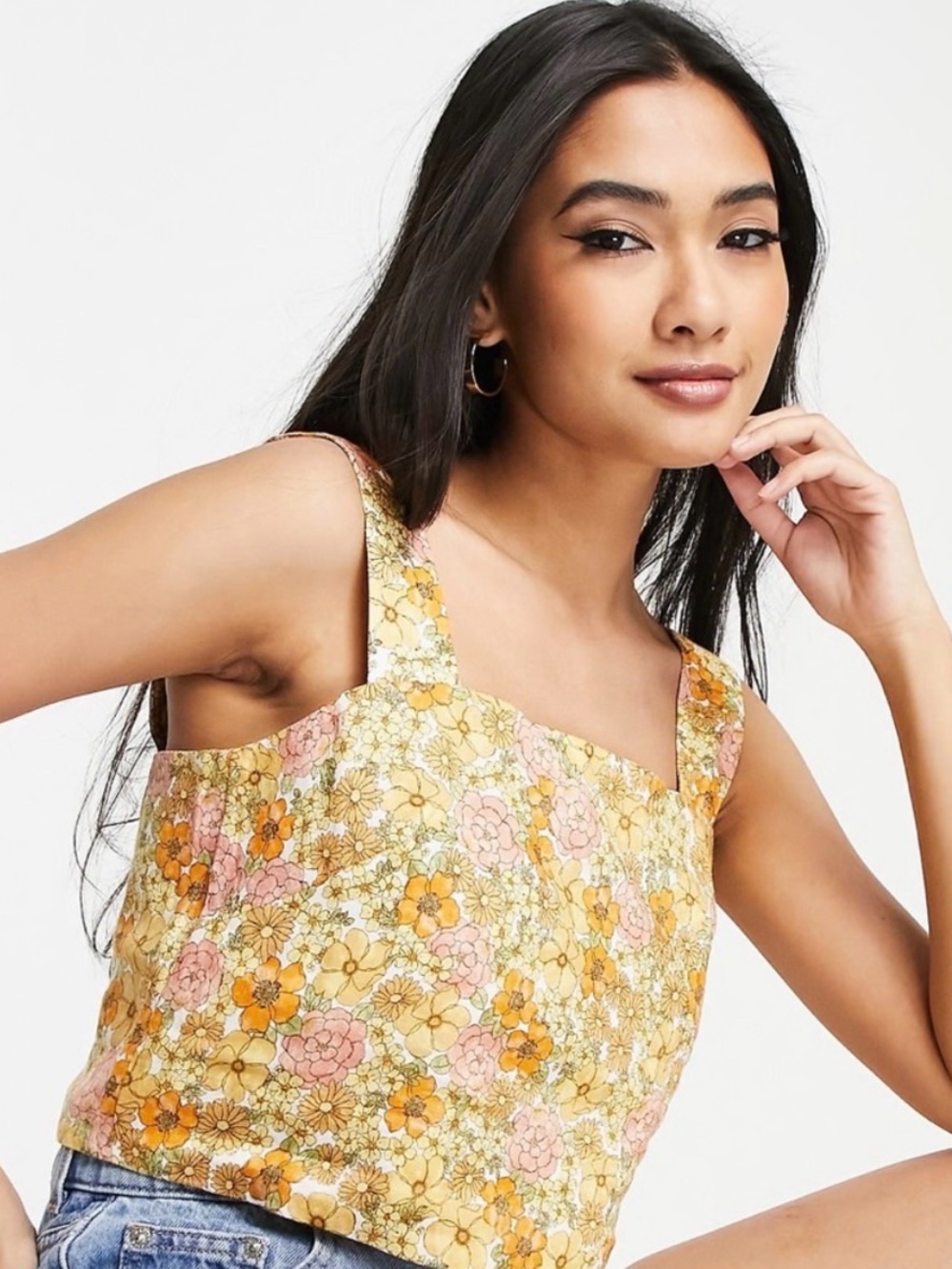 NWT & Other Stories Floral Printed Top Size 2